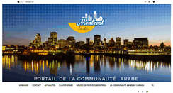 Desktop Screenshot of montrealarabic.com